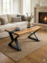 Resin Epoxy Dining Table - Image 4