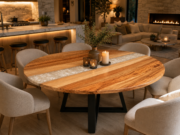 Resin Epoxy Dining Table - Image 5